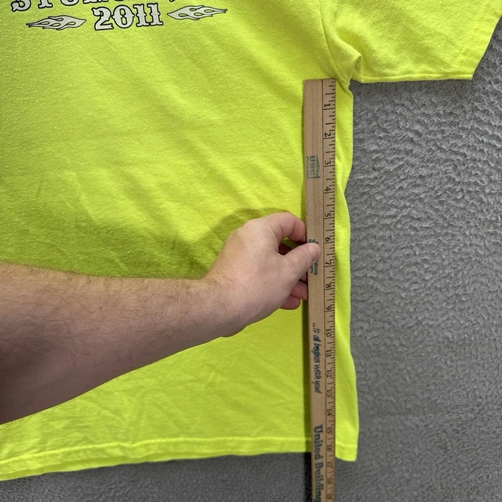 Harley-Davidson shirt yellow light